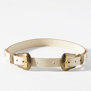 Anthropologie Western Double Buckle Belt-size L